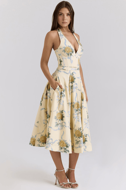 Vestido Midi Bianca - Mariana Modas
