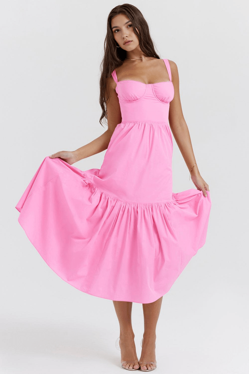 Vestido Midi Camille - Mariana Modas