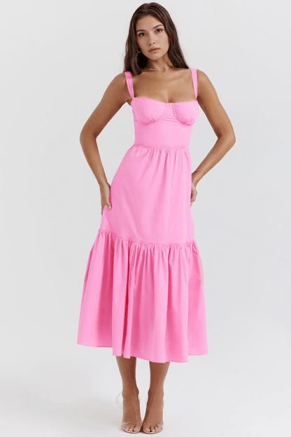 Vestido Midi Camille - Mariana Modas