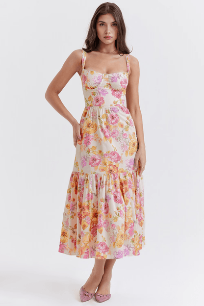 Vestido Midi Camille - Mariana Modas
