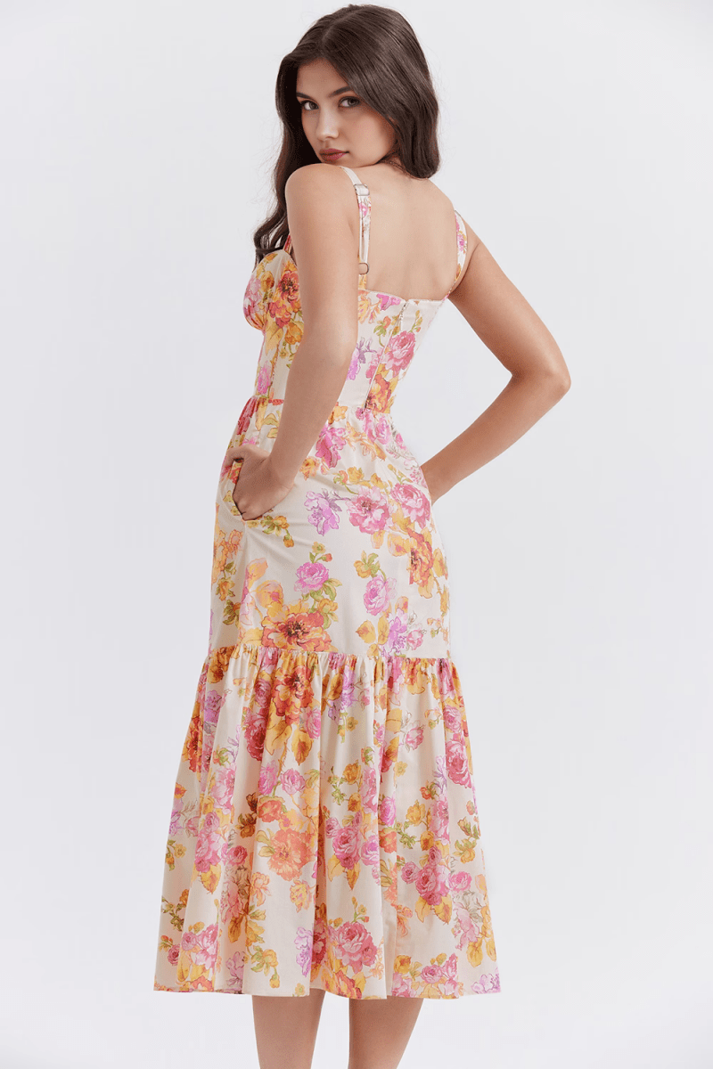 Vestido Midi Camille - Mariana Modas