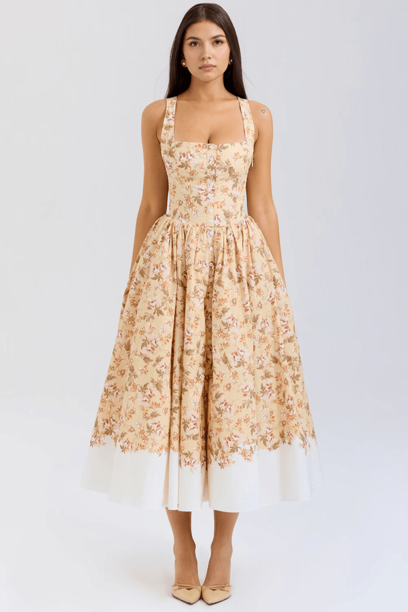 Vestido Midi Emilia - Mariana Modas