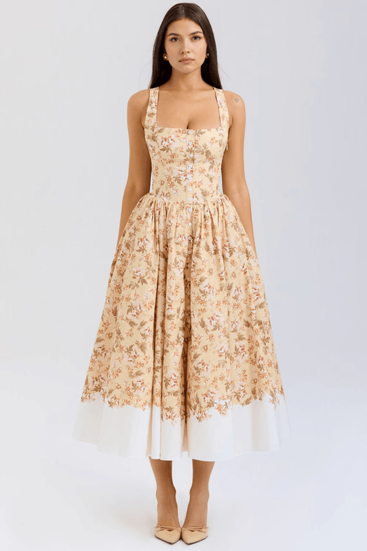 Vestido Midi Emilia - Mariana Modas
