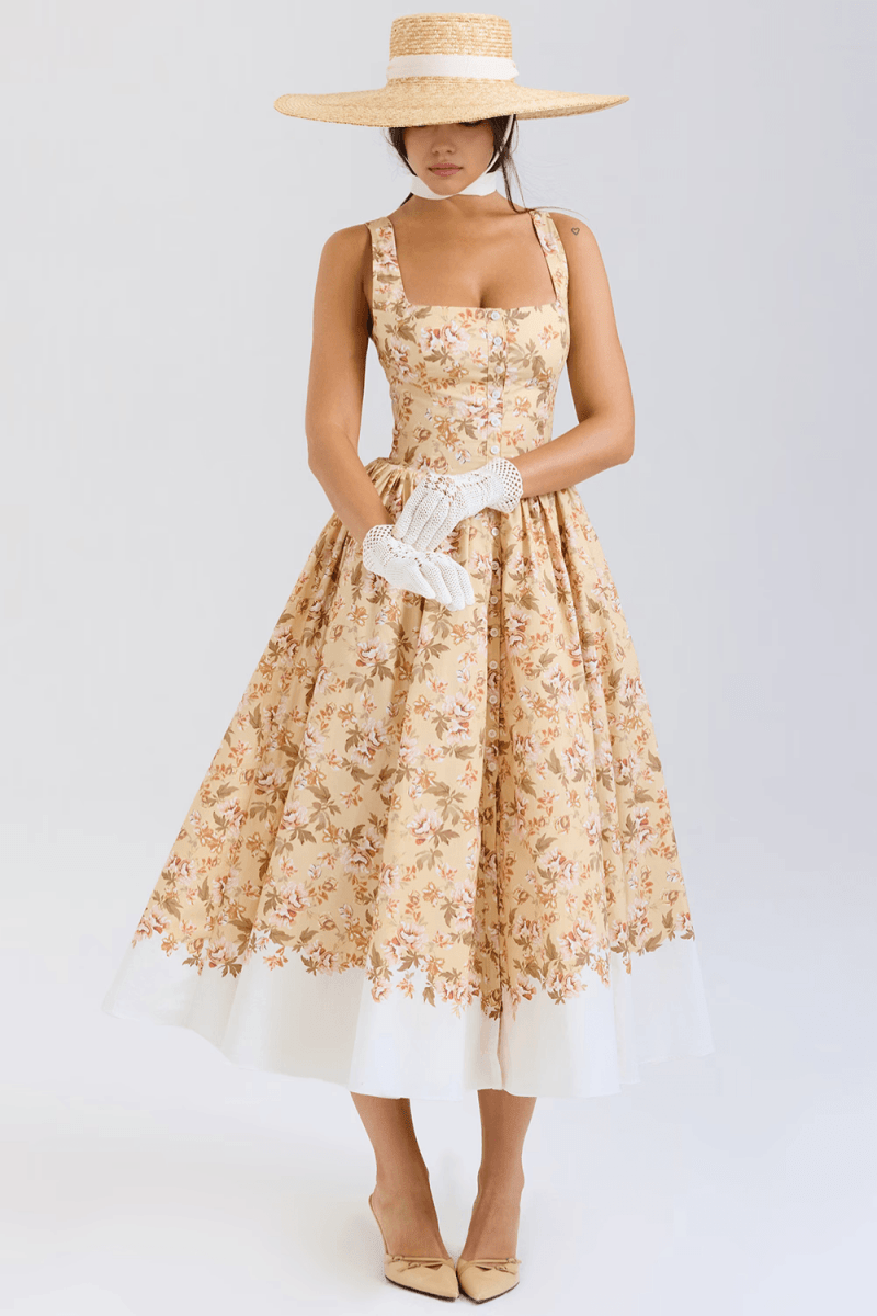 Vestido Midi Emilia - Mariana Modas