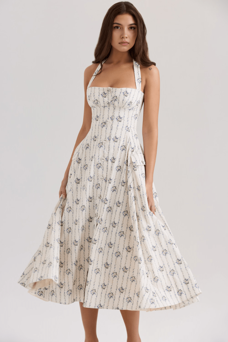 Vestido Midi Layla - Mariana Modas