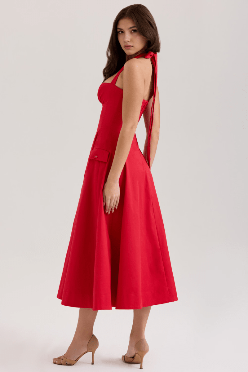 Vestido Midi Layla - Mariana Modas