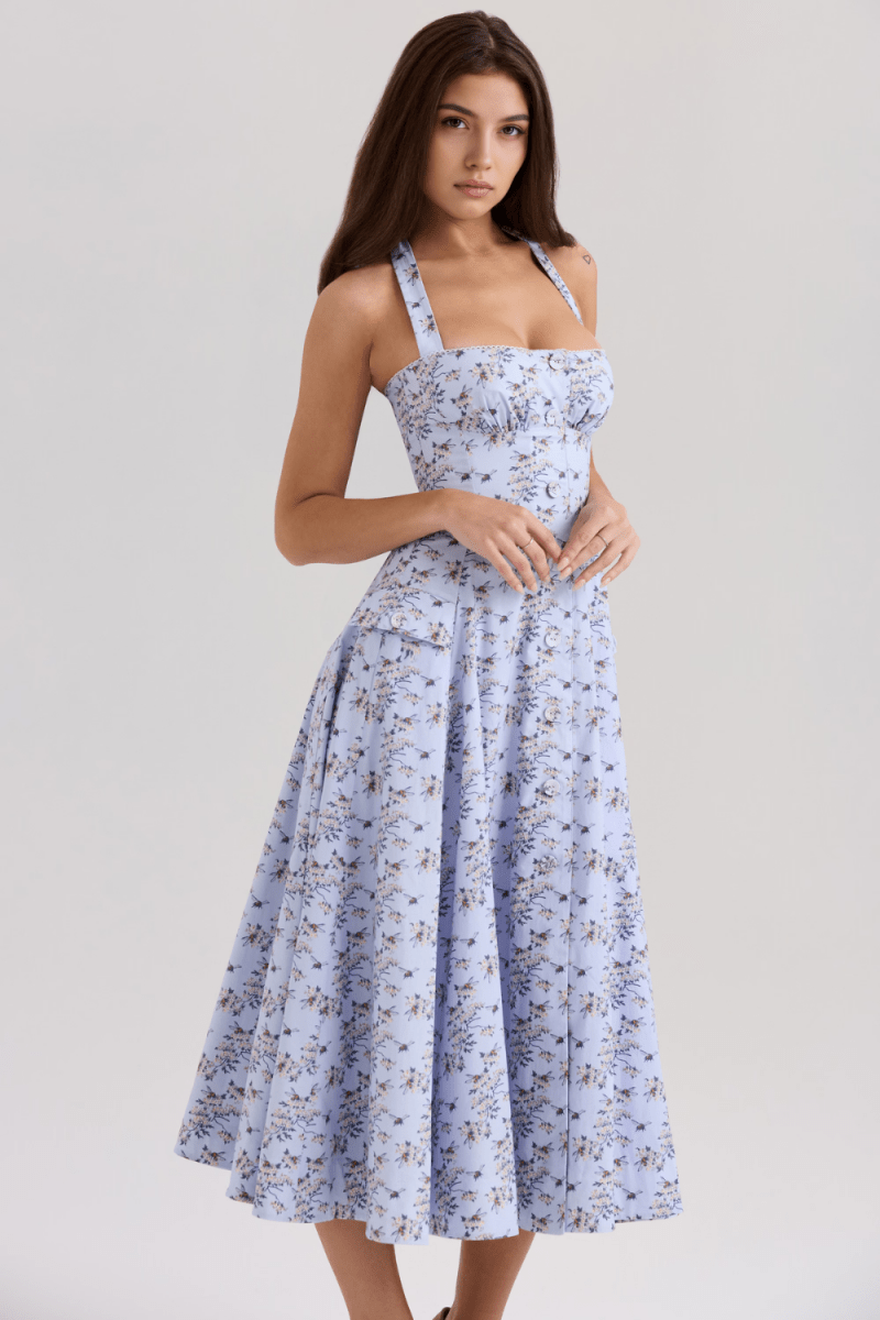 Vestido Midi Layla - Mariana Modas