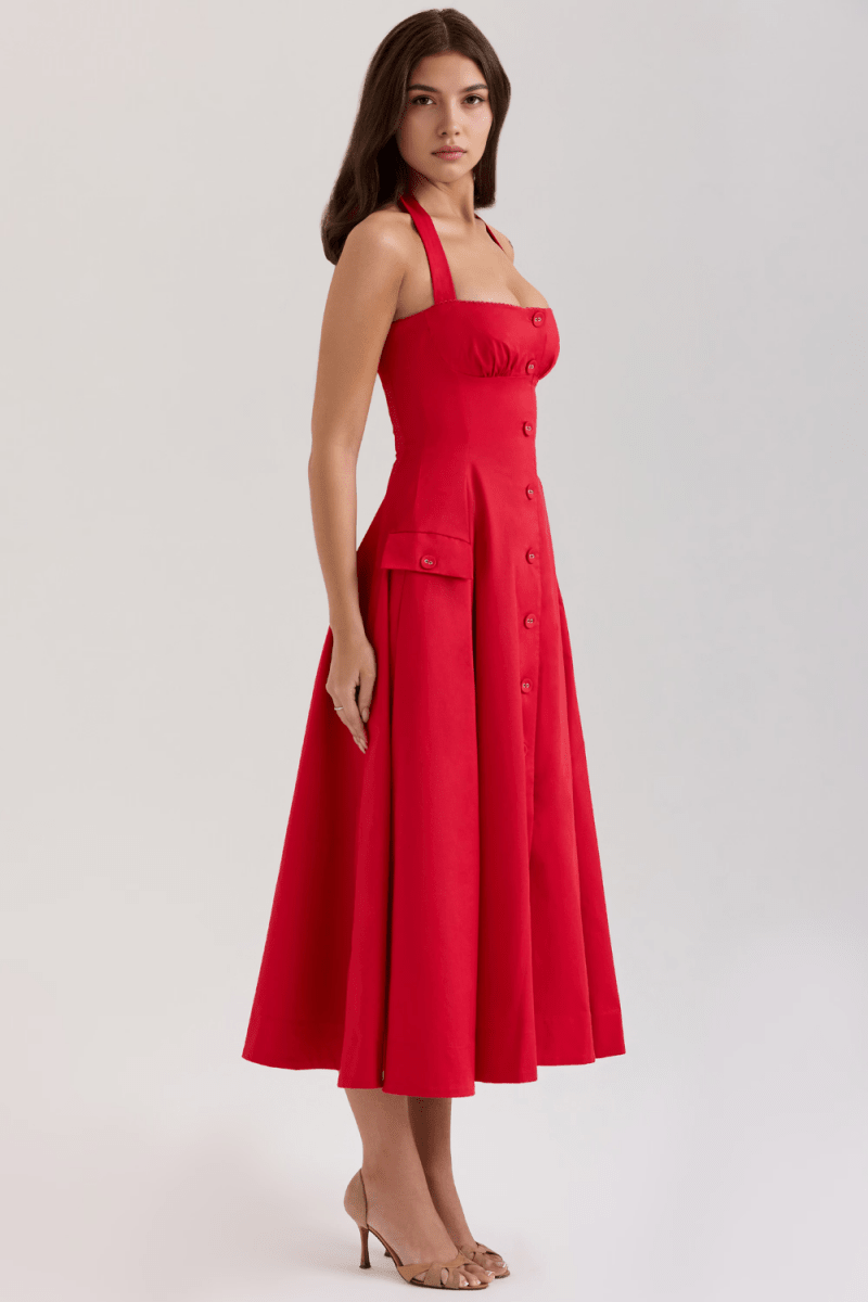 Vestido Midi Layla - Mariana Modas