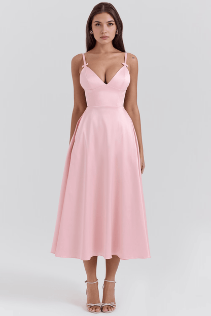 Vestido Midi Livia - Mariana Modas