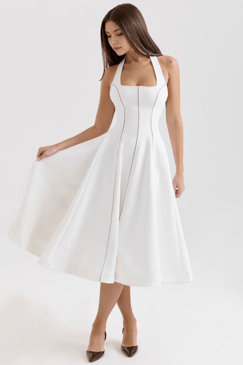 Vestido Midi Liz - Mariana Modas