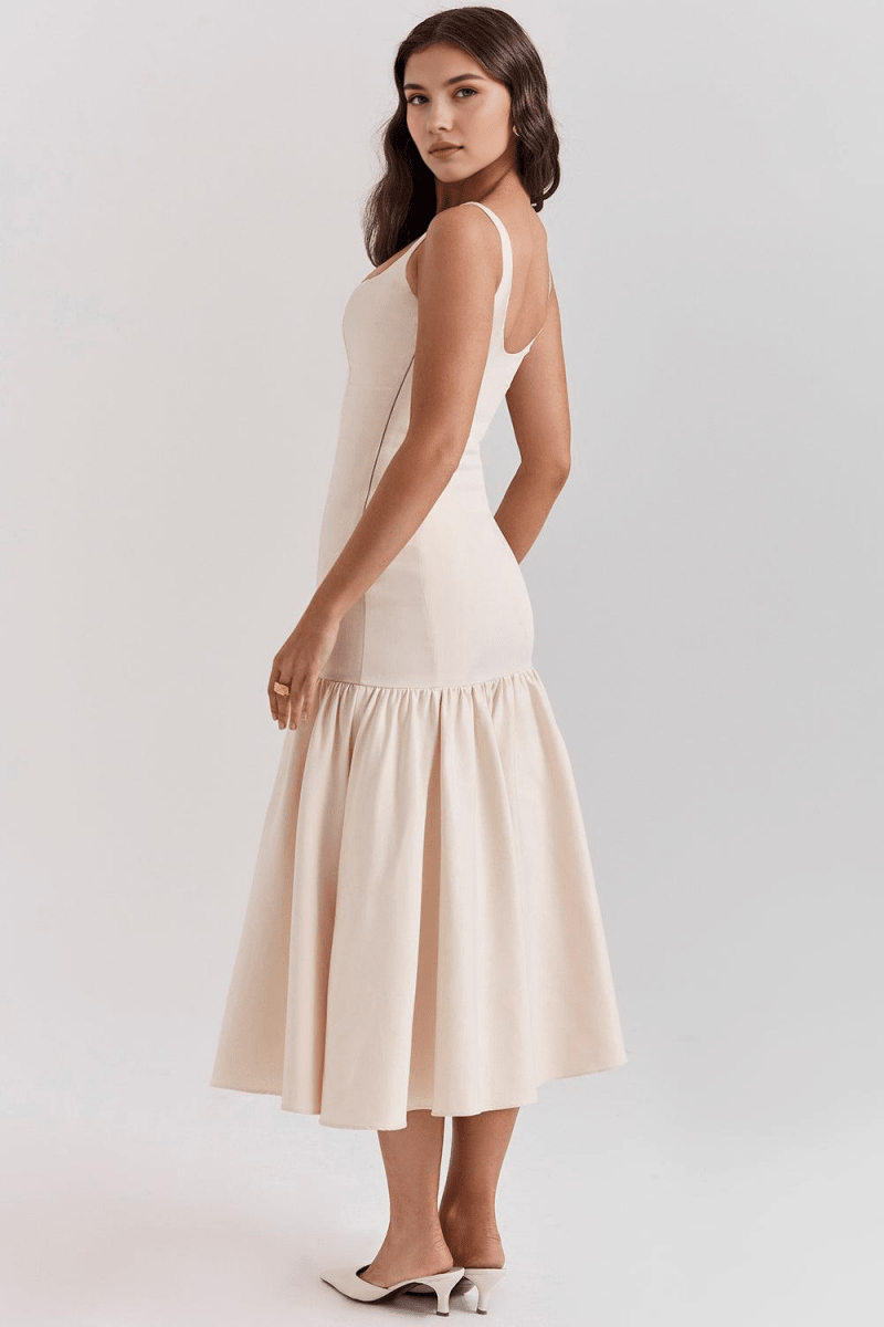 Vestido Midi Magda - Mariana Modas