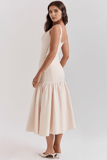 Vestido Midi Magda - Mariana Modas