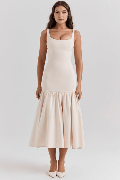 Vestido Midi Magda - Mariana Modas