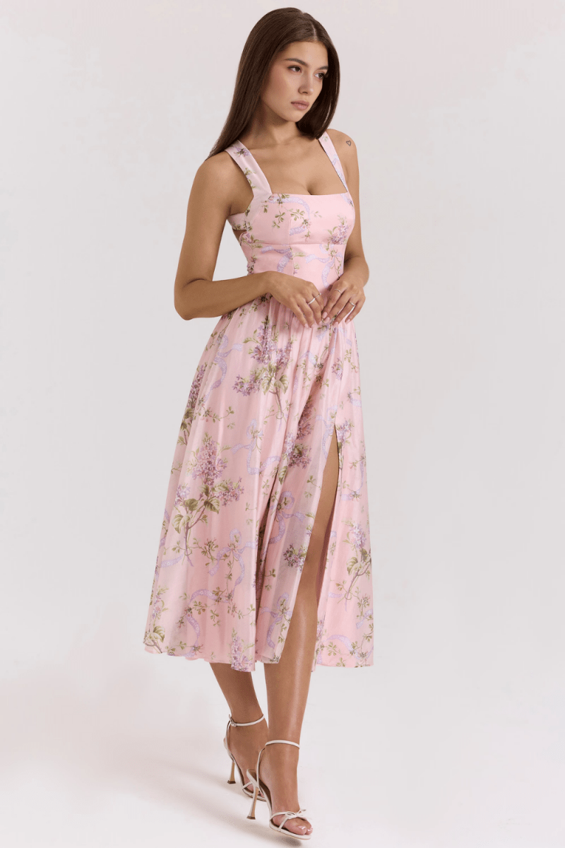 Vestido Midi Melina - Mariana Modas