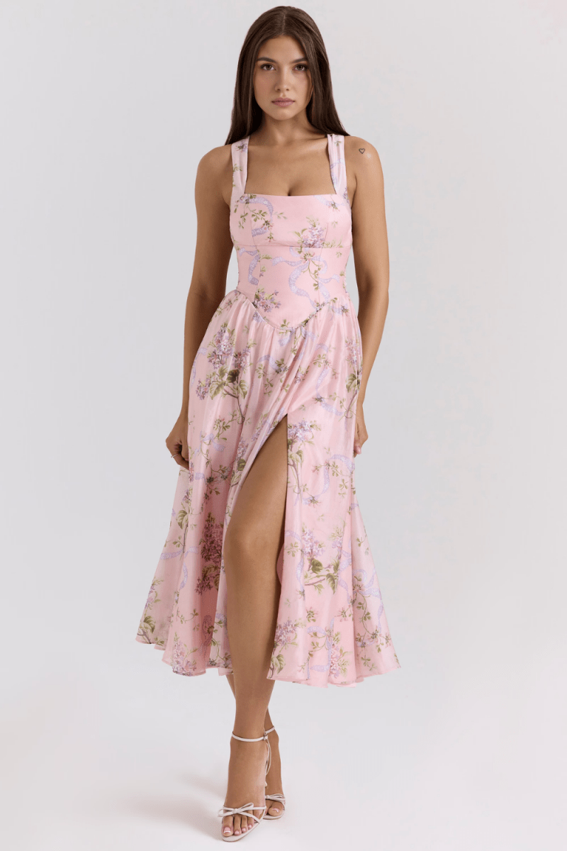 Vestido Midi Melina - Mariana Modas