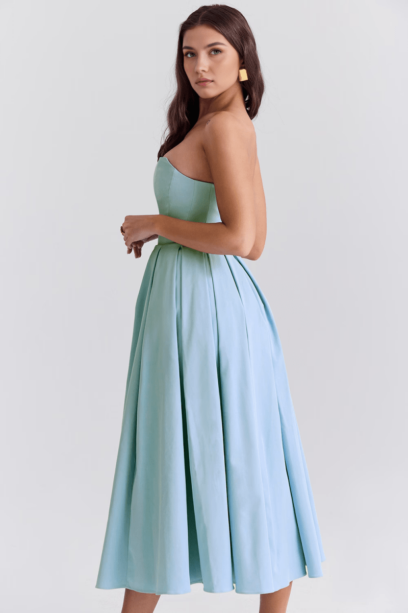 Vestido Modelador Celeste - Mariana Modas