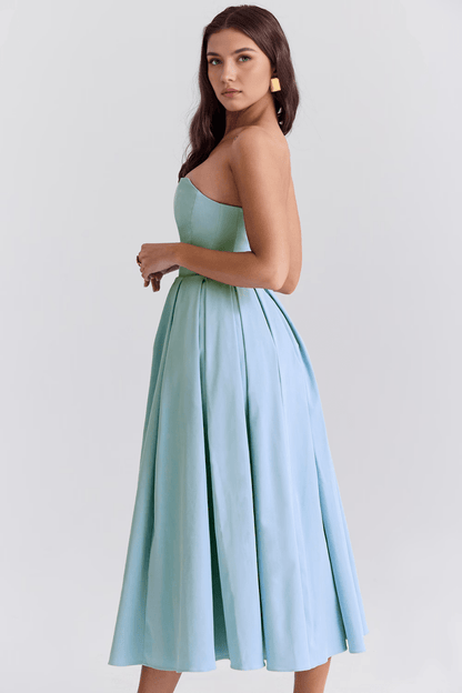 Vestido Modelador Celeste - Mariana Modas