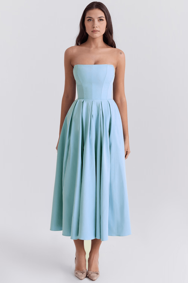 Vestido Modelador Celeste - Mariana Modas