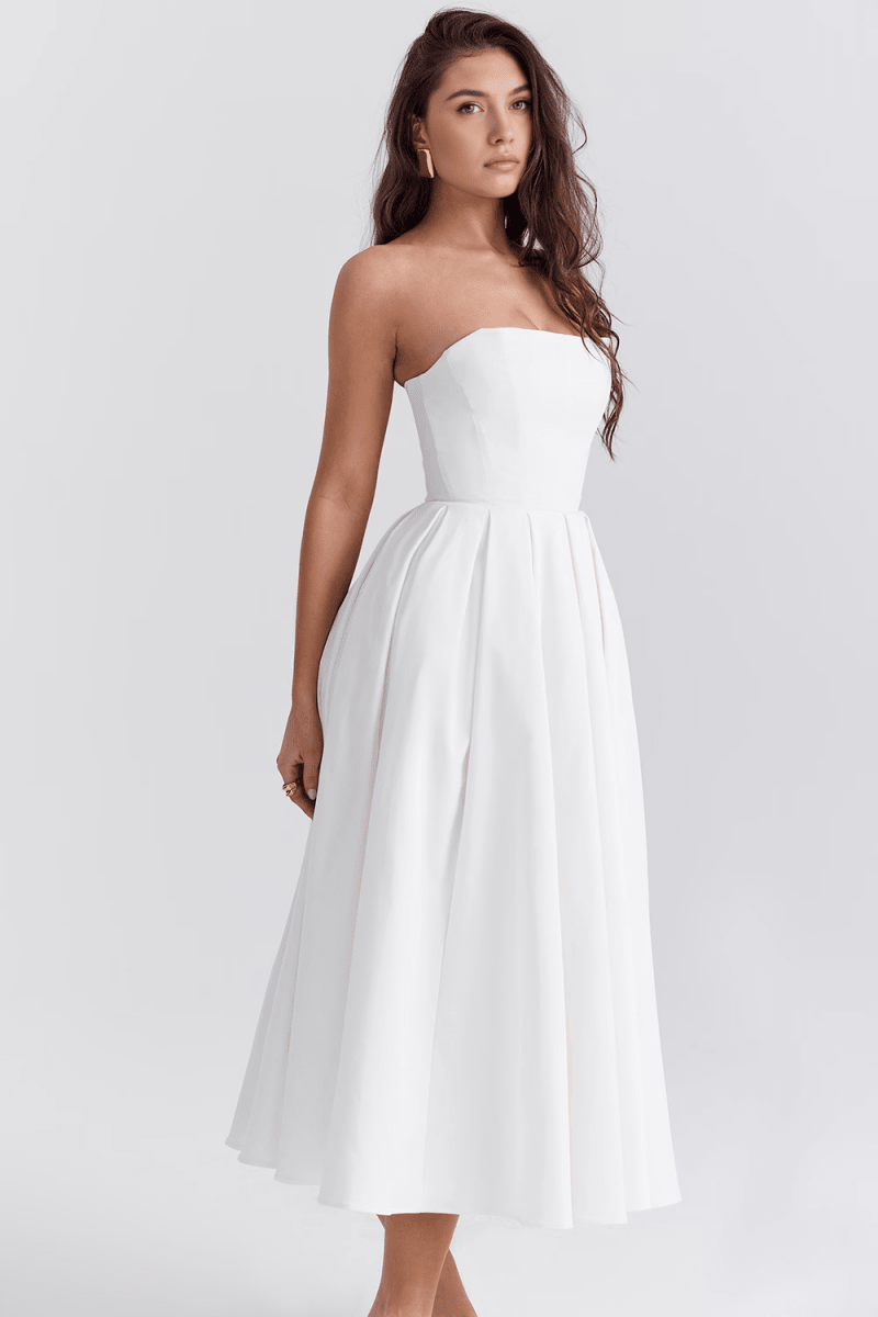 Vestido Modelador Celeste - Mariana Modas