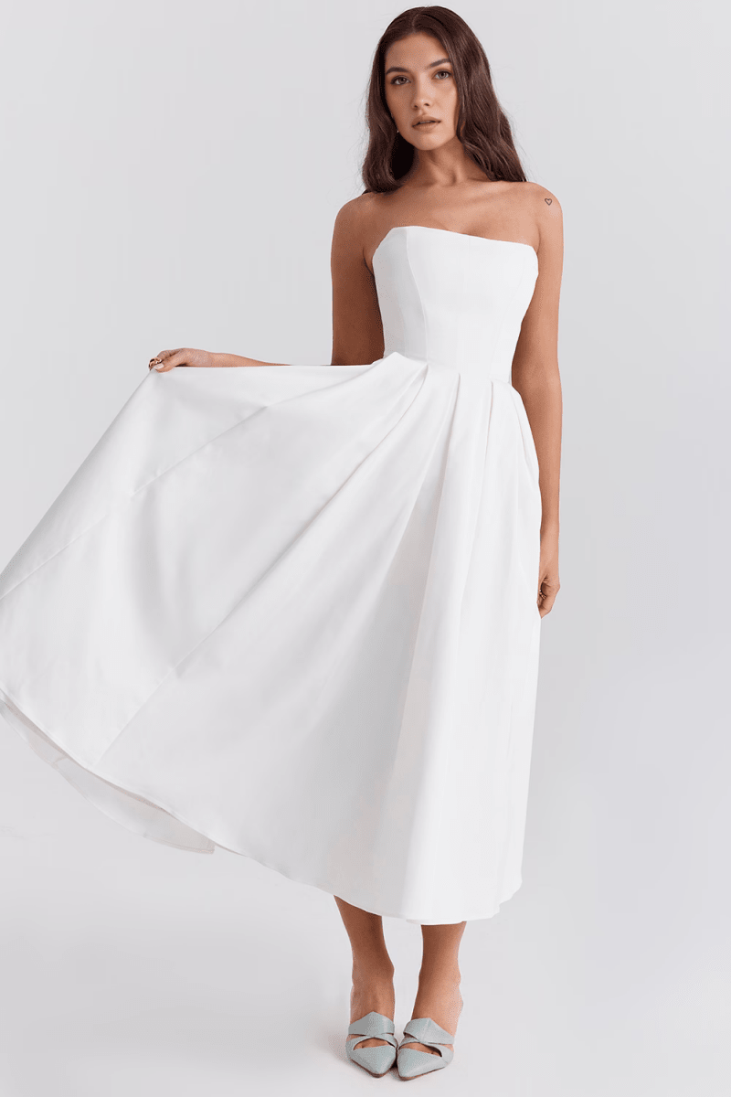 Vestido Modelador Celeste - Mariana Modas