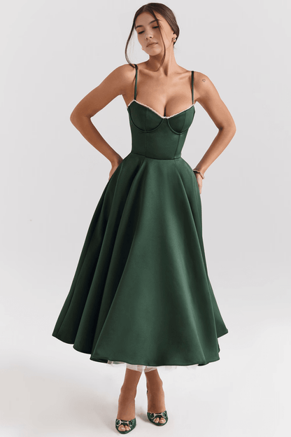 Vestido Modelador de Camada Dupla Cloe - Mariana Modas