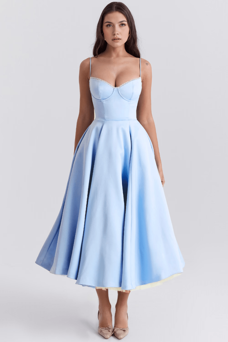 Vestido Modelador de Camada Dupla Cloe - Mariana Modas